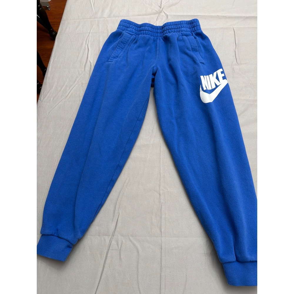 Nike Boys Sportswear Club Fleece Joggers Royal Blue Size Medium M Sweatpants